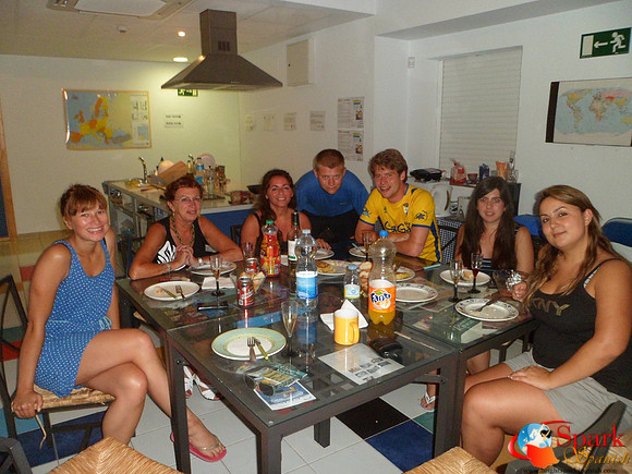 Eating together in Sparkville