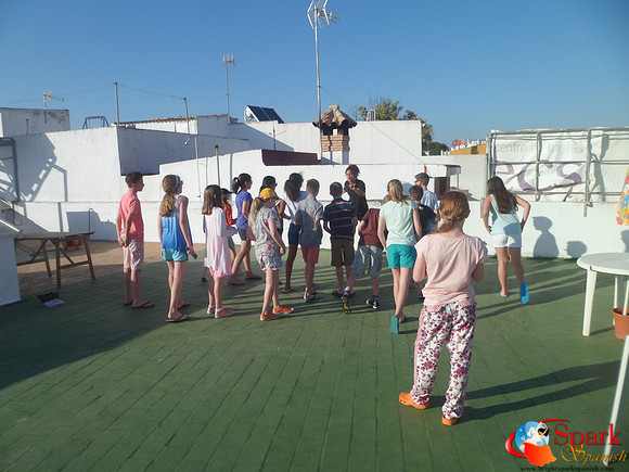 Juegos en la azotea de Spark.