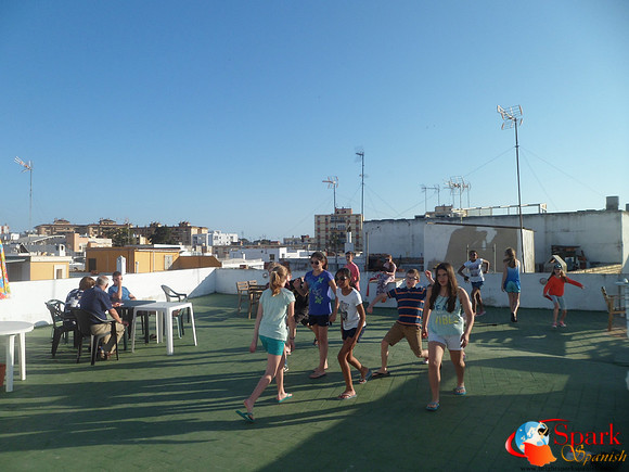 Juegos en la azotea de Spark.
