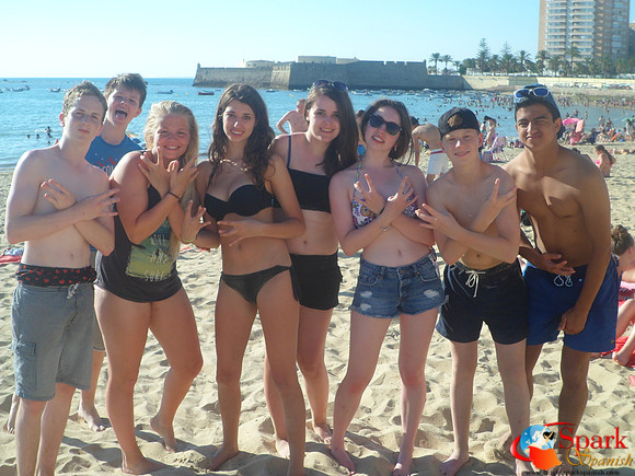 time at the beach