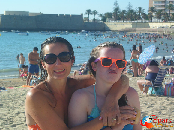 time at the beach