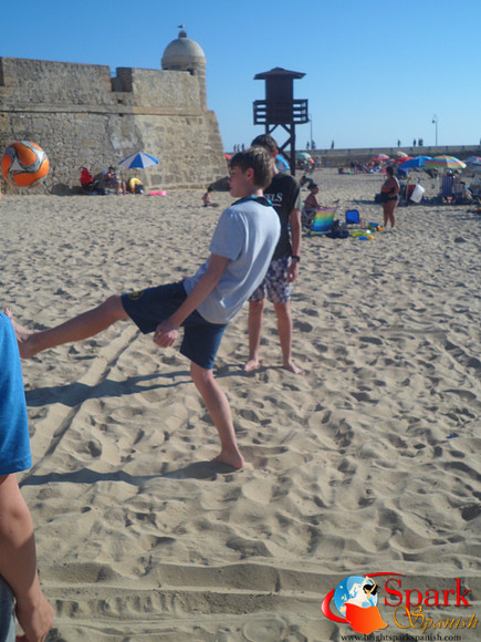 time at the beach