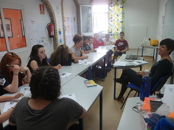 clase de español con Gema