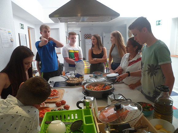 clase de cocina: paella
