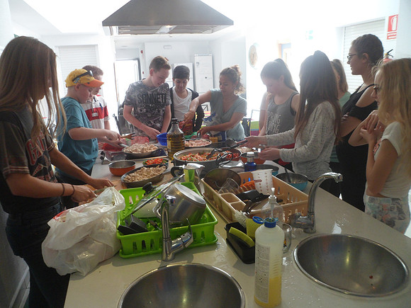 clase de cocina: paella