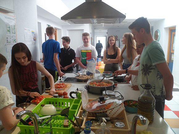 clase de cocina: paella
