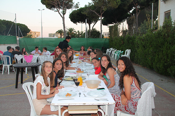 Dinner outside