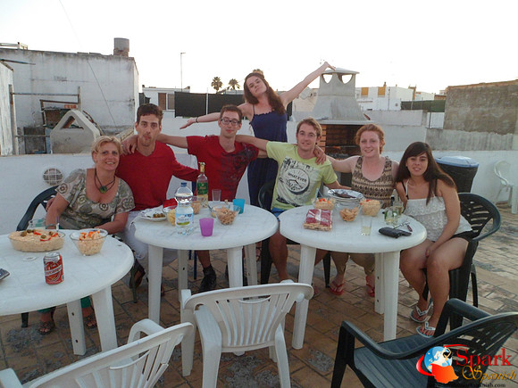 BBQ on roof