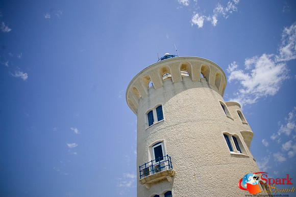 Lighthouse at port