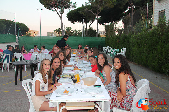 Dinner outside