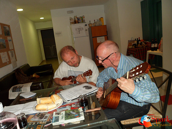 Playing music in Sparkville