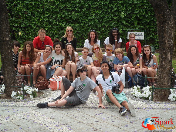 Happy students