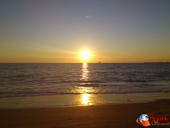 Beach and sunset