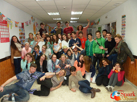 Happy students