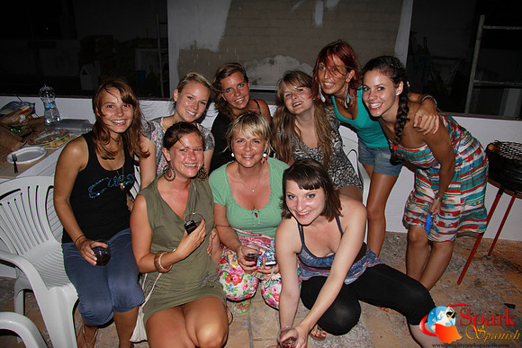 Party on roof