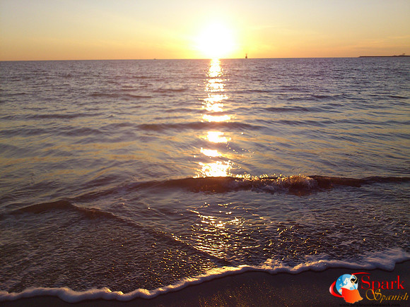 Beach and sunset