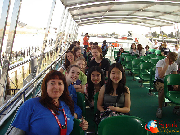 Catching the ferry!